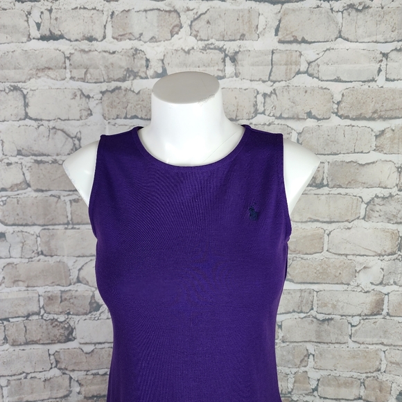 Polo Ralph Lauren Sleeveless Tennis Dress Purple Girls Size XL(16) - Picture 4 of 12